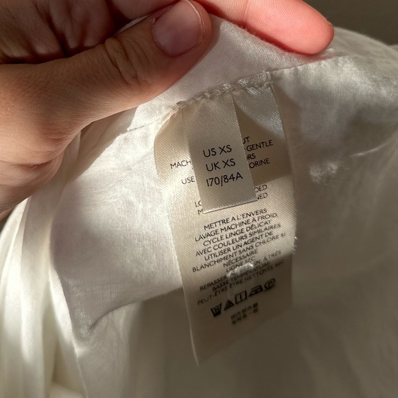 Anthropologie White Tunic Shift Dress Size XS - Picture 6 of 10